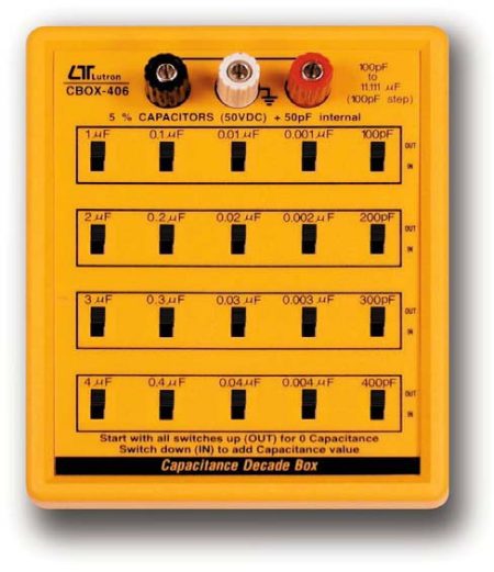 CAPACITANCE DECADE BOX