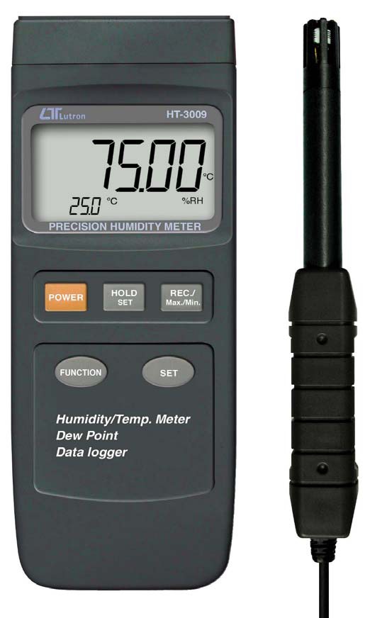 HT-3009 (HUMIDITY METER, DATA LOGGER, TEMP, DEWPOINT, RS-232/USB)