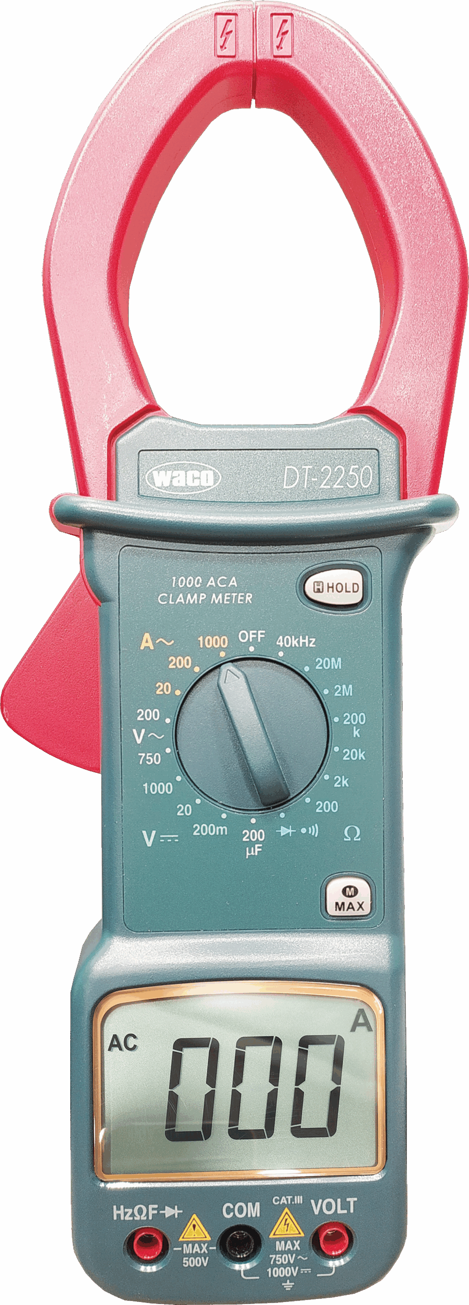 WACO DT2250 (1000ACA CLAMP METER, ECONOMICAL, BIG JAW)